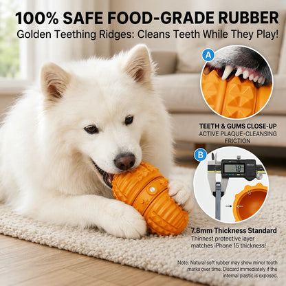 Smartwell Automatic Rolling Ball Dog Toy - Solid, Dual-Motor, Rope-Attached, 1500Mah Rechargeable Rolling Play Boredom Relief Toy for Small & Medium Dogs