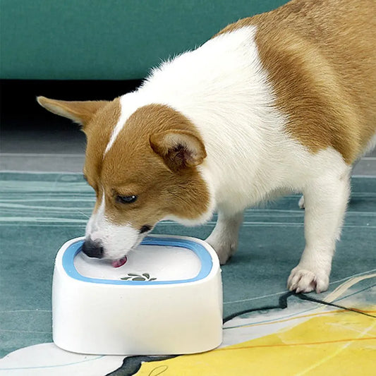Dog Water Bowl, No Spill Pet Water Bowl, Slow Water Feeder Dog Bowl, Pet Water Dispenser Slow Drinking Bowl for Dogs and Cats